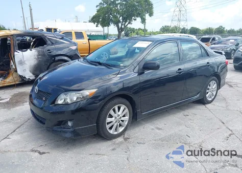 2010 Toyota Corolla S z USA, uszkodzony, nr VIN 2T1BU4EEXAC425242